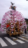 夏祭りの笠鉾